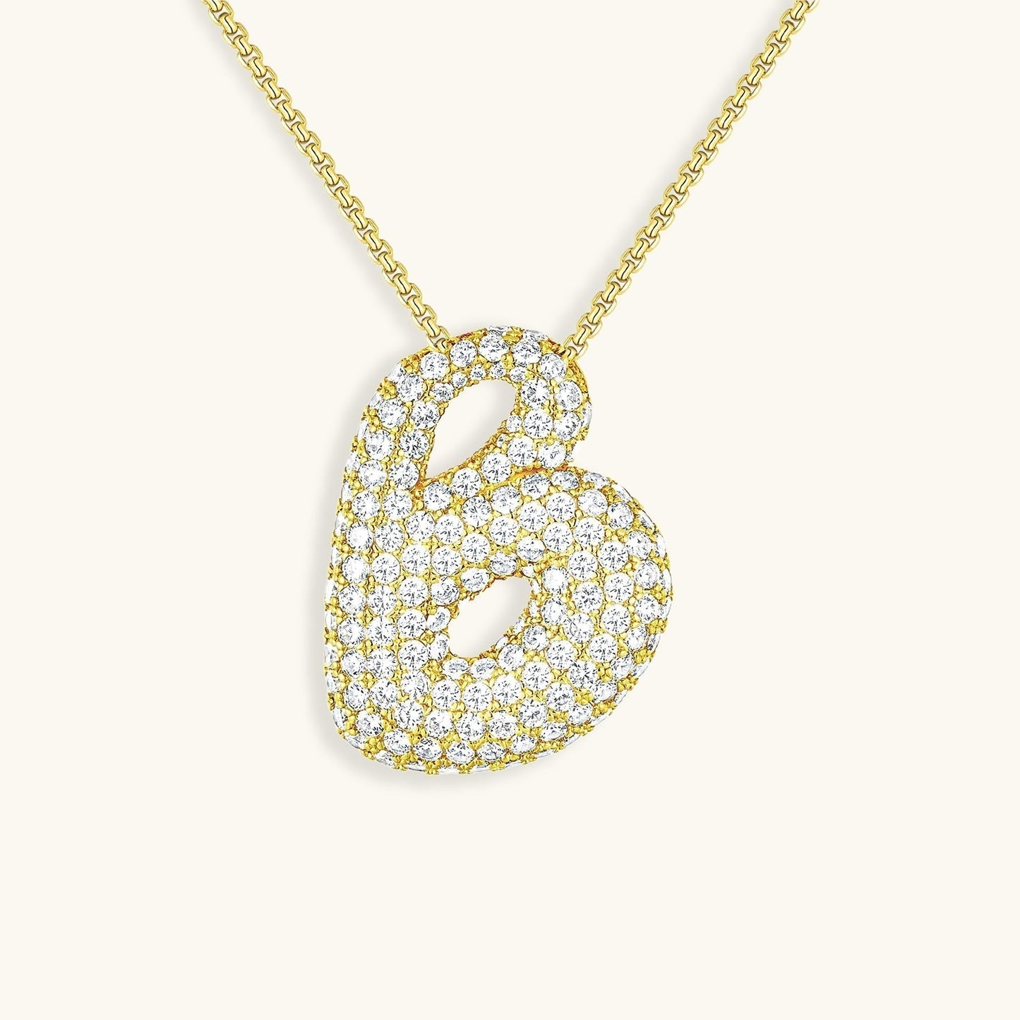 Aven Initial Diamond Necklace