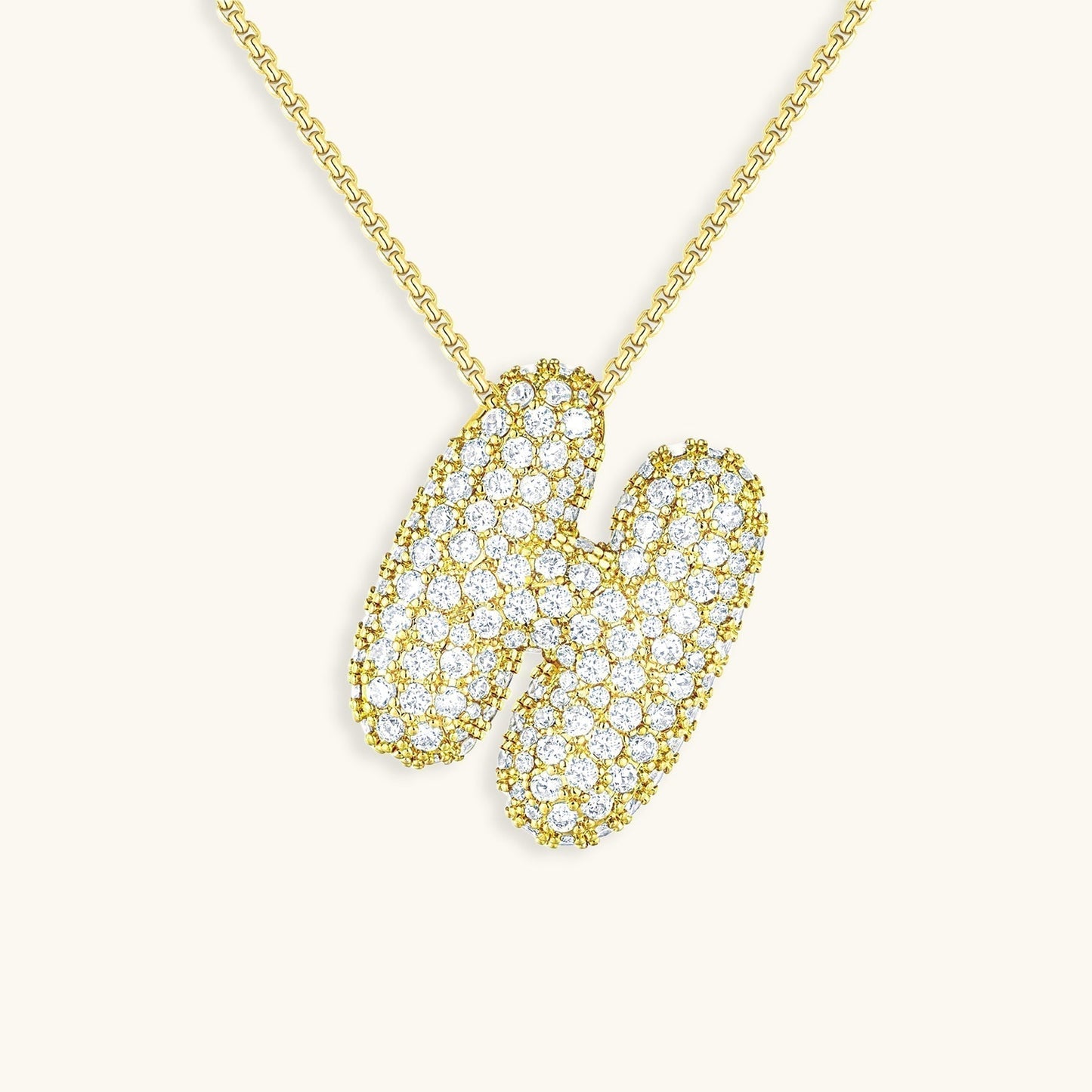 Aven Initial Diamond Necklace