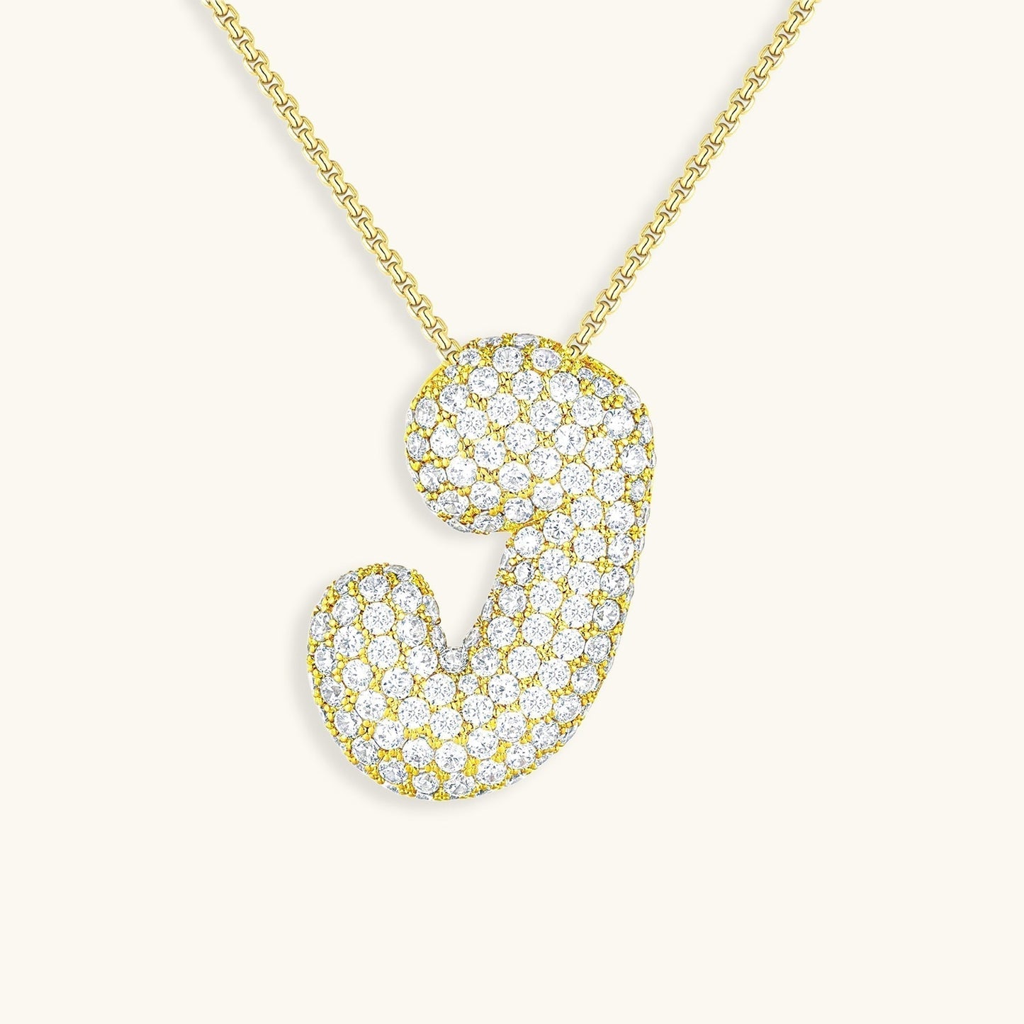Aven Initial Diamond Necklace