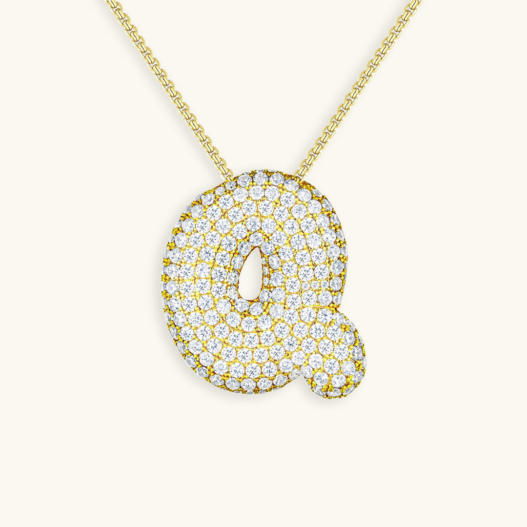 Aven Initial Diamond Necklace