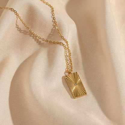 Nara Li Plate Gold Necklace