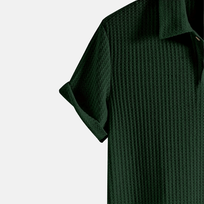 Jacquard Knit Polo Shirt