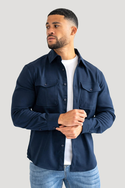 Cooper Men’s Pure Cotton Long Sleeve Shirt – Casual & Workwear Fit