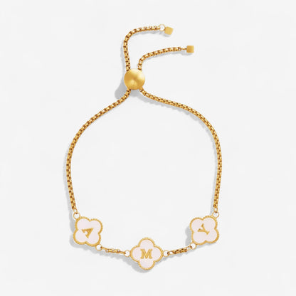 Clover Custom Name Bracelet