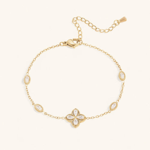 Clover Crystal Bracelet