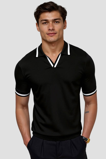 VORO Contrast Slim Fitted Polo