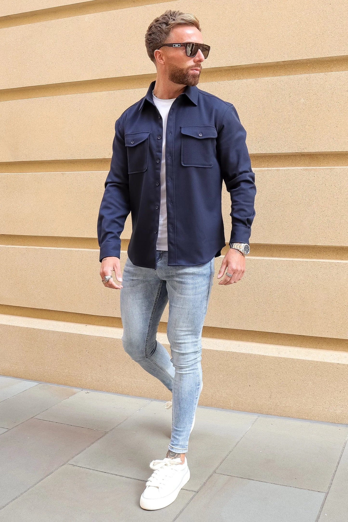 Cooper Men’s Pure Cotton Long Sleeve Shirt – Casual & Workwear Fit