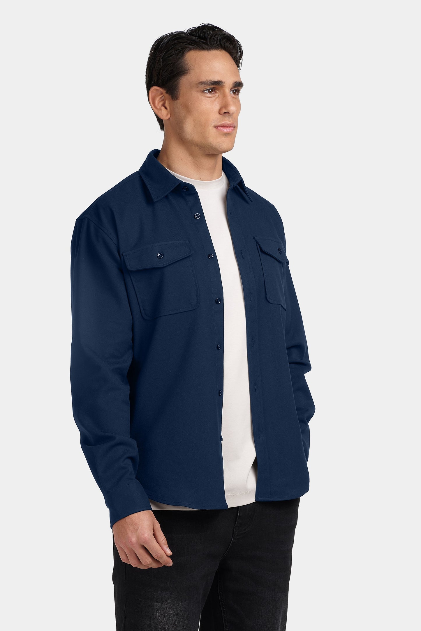 Cooper Men’s Pure Cotton Long Sleeve Shirt – Casual & Workwear Fit