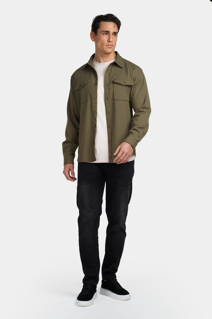 Cooper Men’s Pure Cotton Long Sleeve Shirt – Casual & Workwear Fit