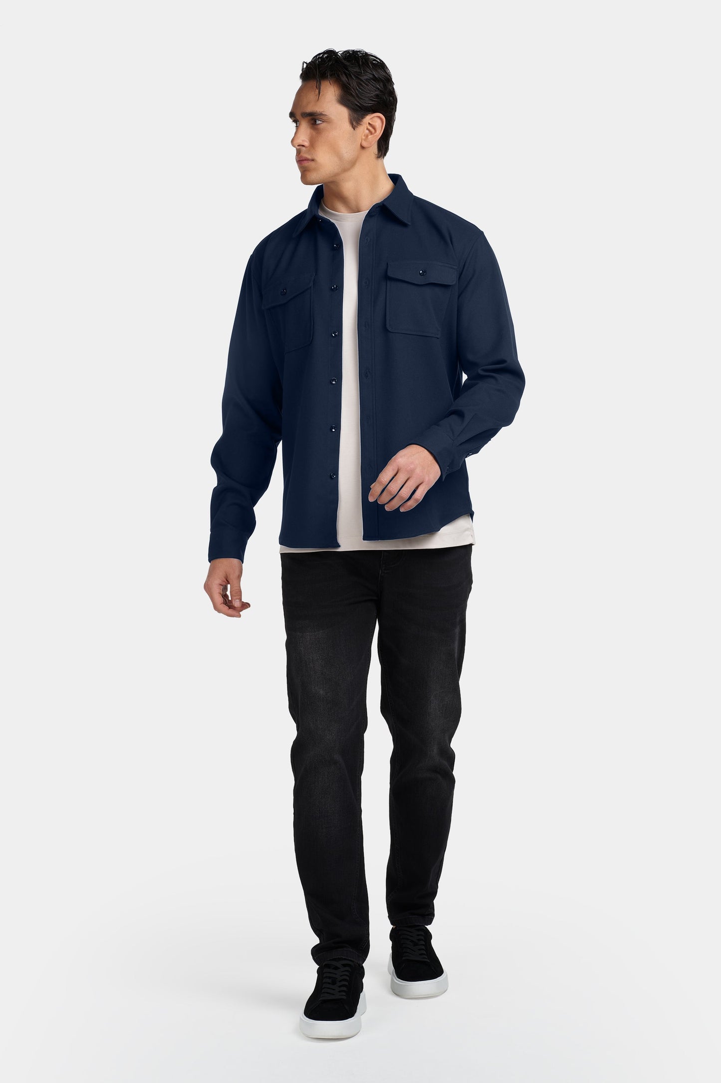 Cooper Men’s Pure Cotton Long Sleeve Shirt – Casual & Workwear Fit