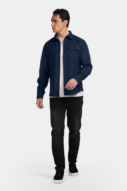 Cooper Men’s Pure Cotton Long Sleeve Shirt – Casual & Workwear Fit