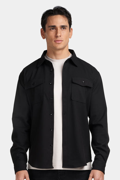 Cooper Men’s Pure Cotton Long Sleeve Shirt – Casual & Workwear Fit