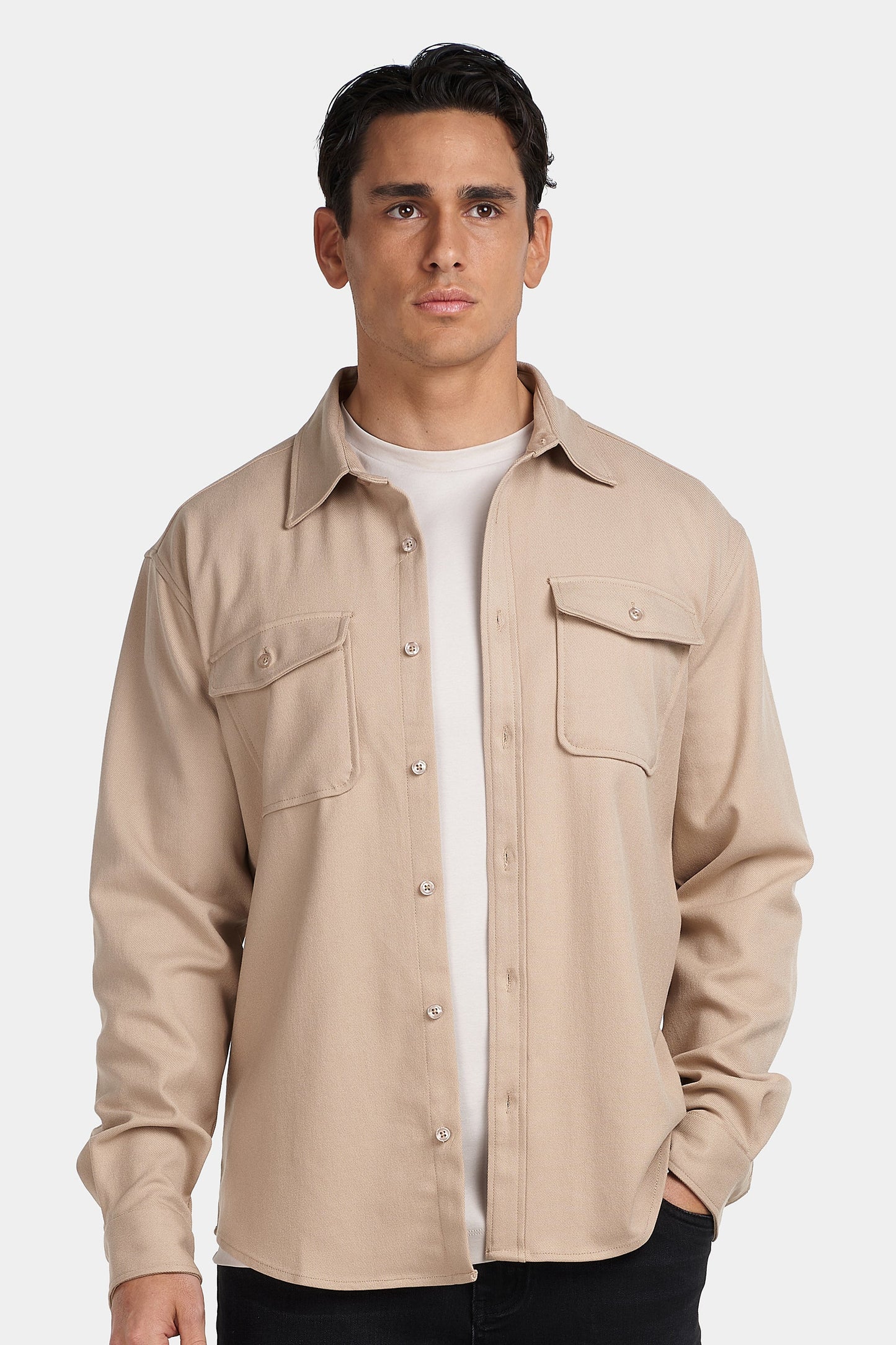 Cooper Men’s Pure Cotton Long Sleeve Shirt – Casual & Workwear Fit