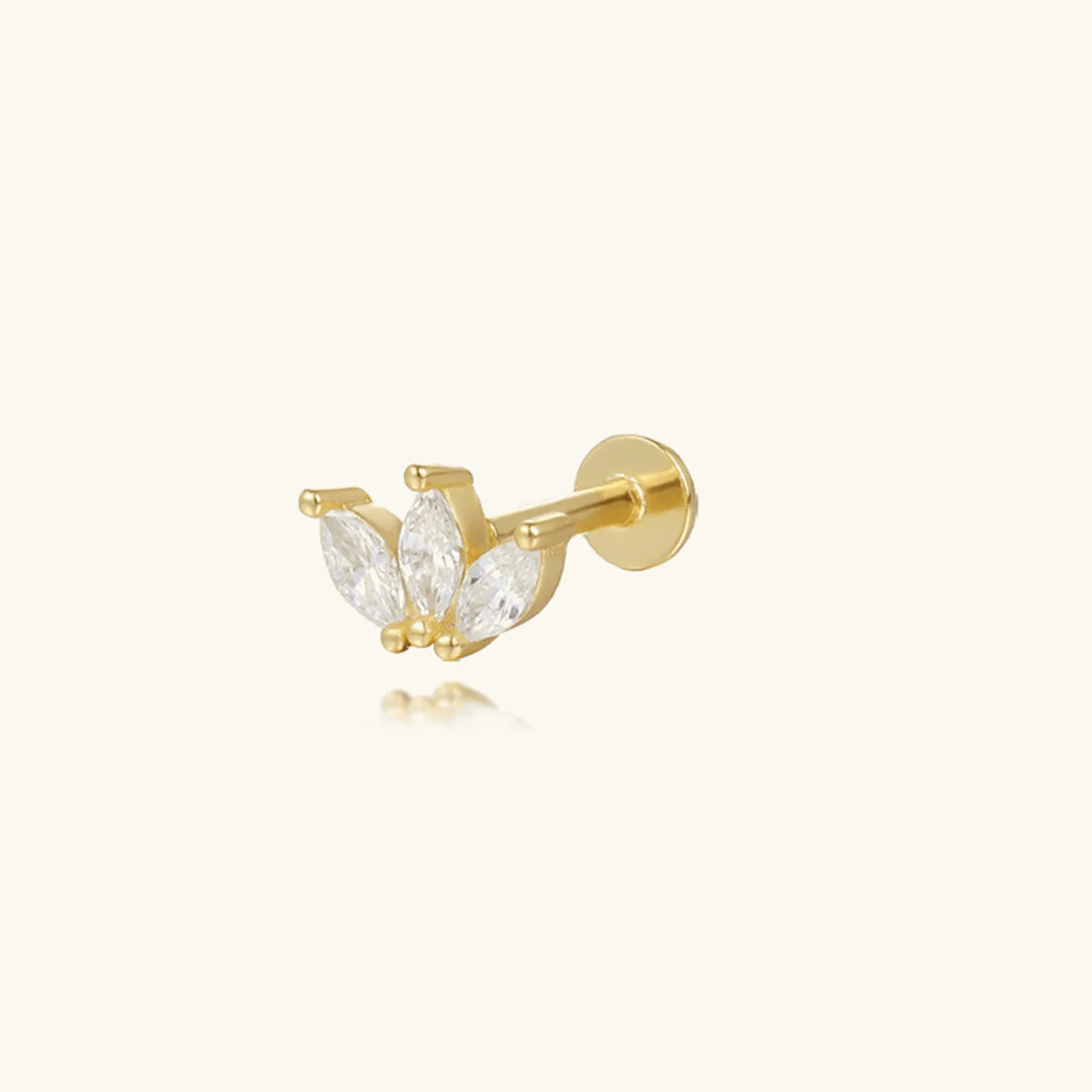 Trio Diamond Stud