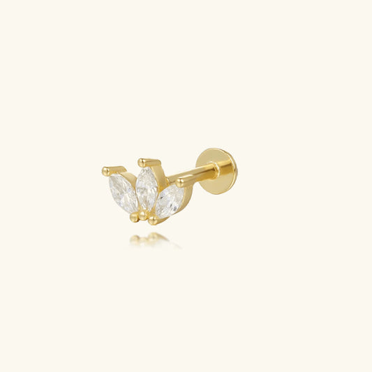 Trio Diamond Stud