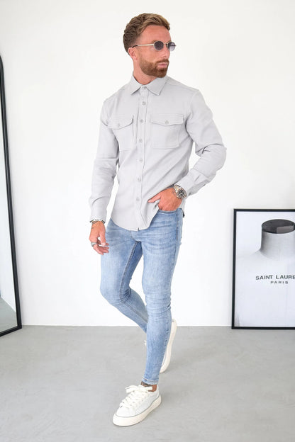 Cooper Men’s Pure Cotton Long Sleeve Shirt – Casual & Workwear Fit