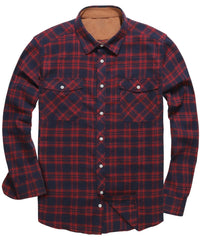 NAVY & RED