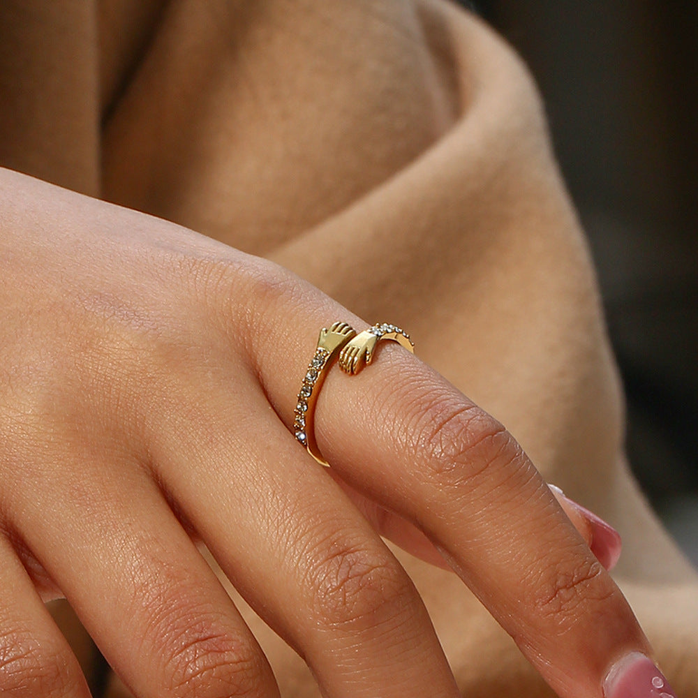 Olivine Gold Ring