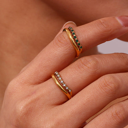 Yani Diamond Gold Ring