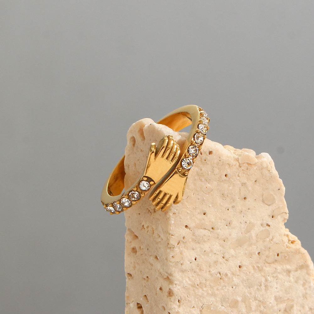 Olivine Gold Ring