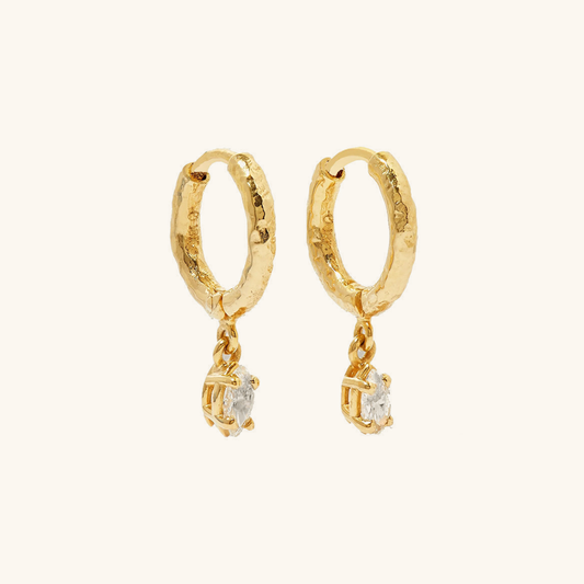 Miera Diamond Hoops