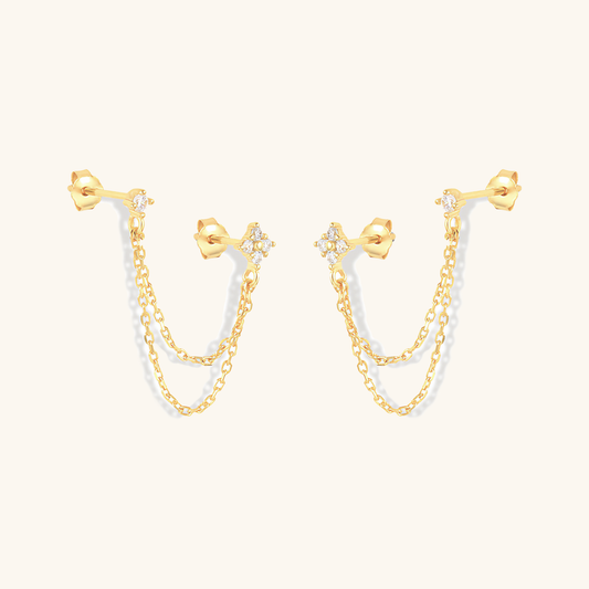 Ziri Diamond Chain Stud