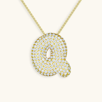 Aven Initial Diamond Necklace