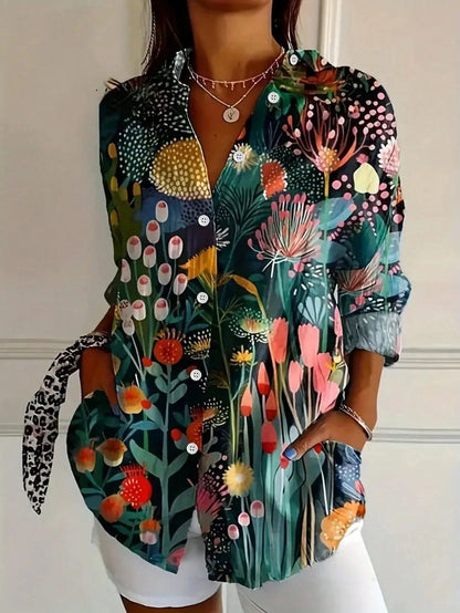 Astrid | Colorful Pattern Blouse - Buy 1 Get 2 Free