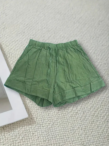 Maya Easygoing Drawstring Shorts