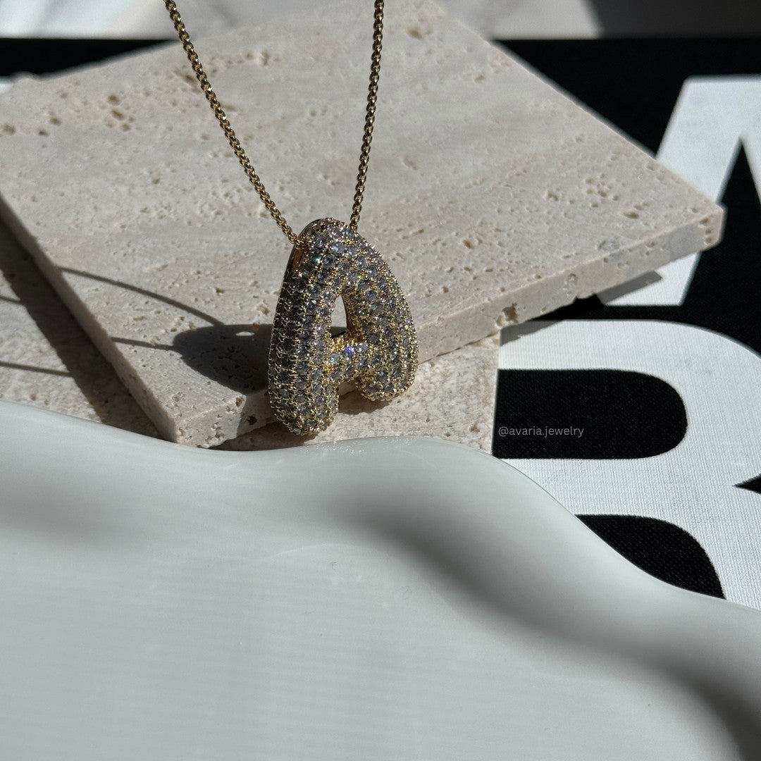 Aven Initial Diamond Necklace
